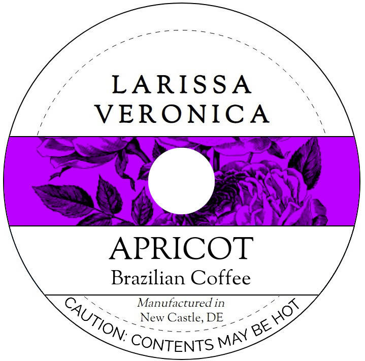 Apricot Brazilian Coffee <BR>(Single Serve K-Cup Pods)