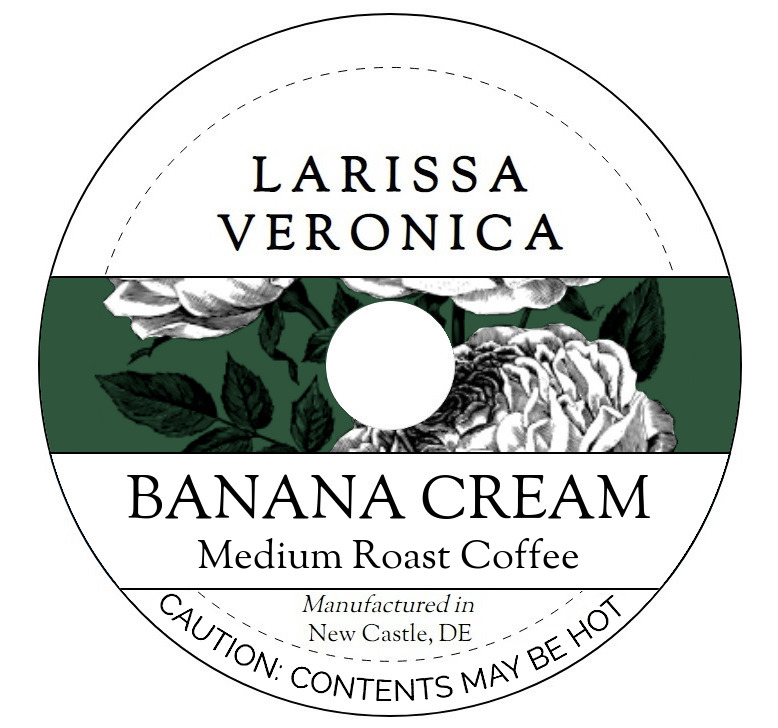 Banana Cream Medium Roast Coffee <BR>(Single Serve K-Cup Pods)