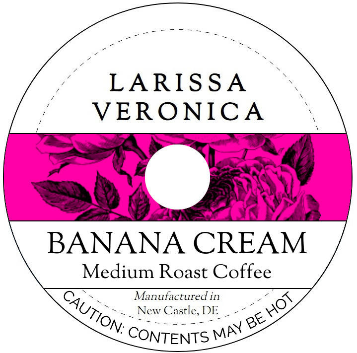 Banana Cream Medium Roast Coffee <BR>(Single Serve K-Cup Pods)