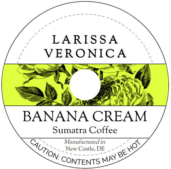 Banana Cream Sumatra Coffee <BR>(Single Serve K-Cup Pods)