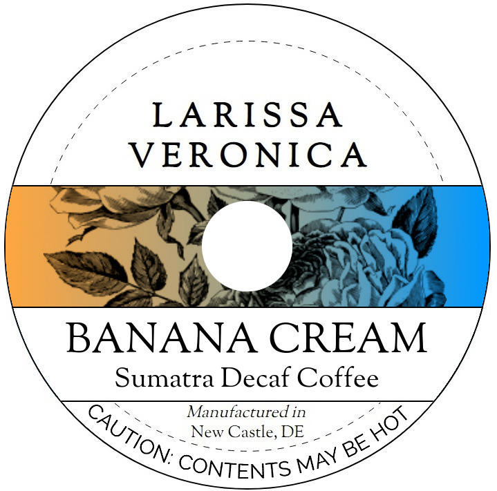 Banana Cream Sumatra Decaf Coffee <BR>(Single Serve K-Cup Pods)