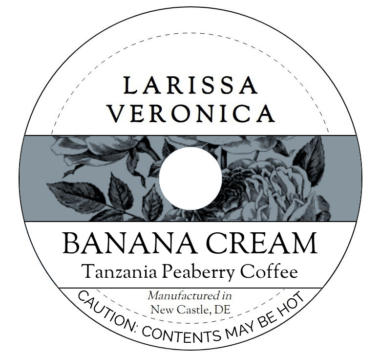 Banana Cream Tanzania Peaberry Coffee <BR>(Single Serve K-Cup Pods)