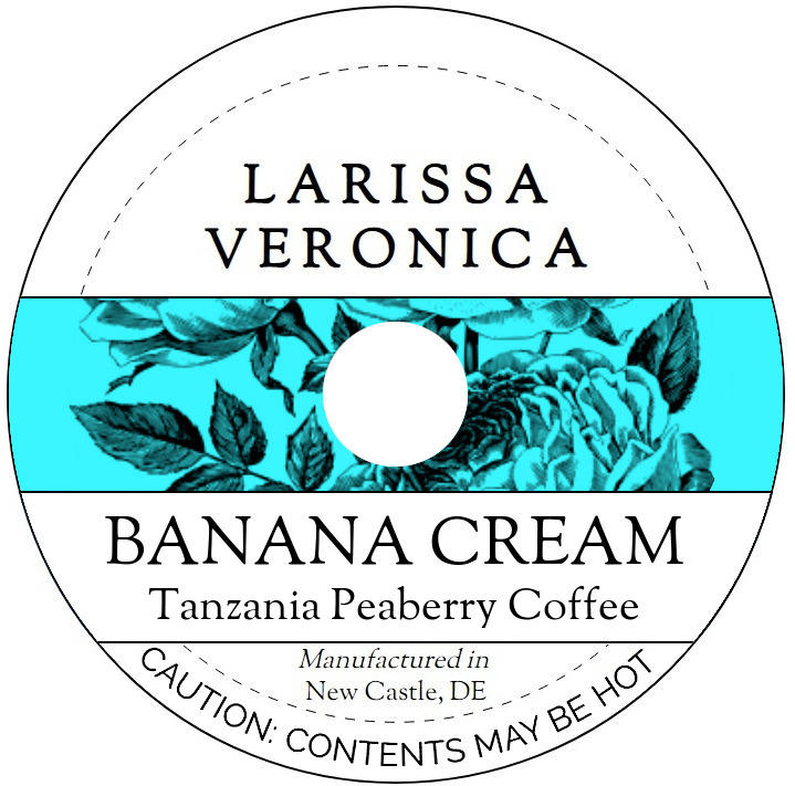 Banana Cream Tanzania Peaberry Coffee <BR>(Single Serve K-Cup Pods)