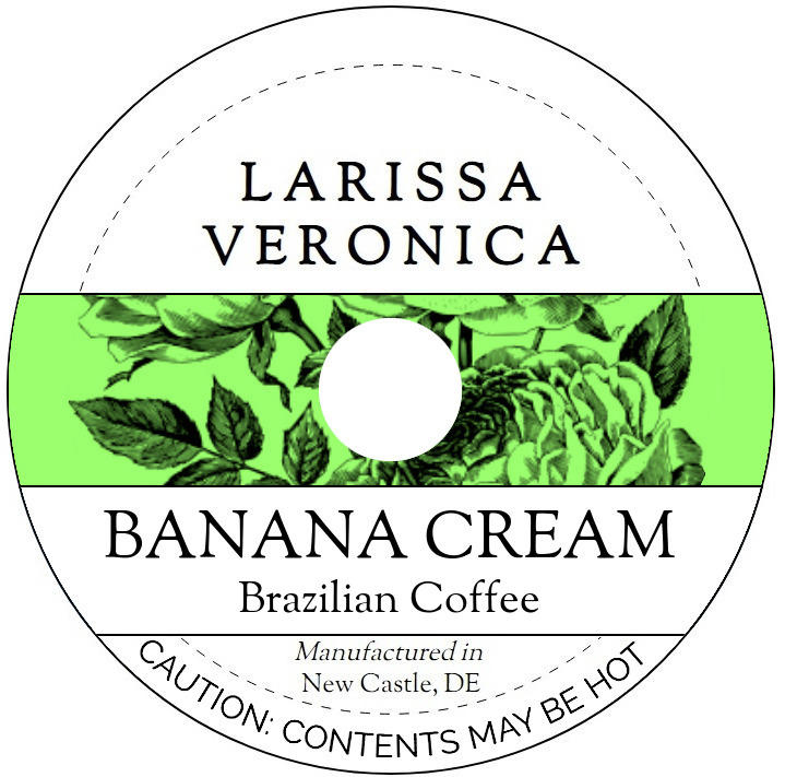 Banana Cream Brazilian Coffee <BR>(Single Serve K-Cup Pods)
