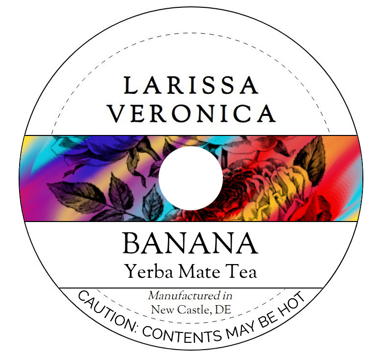 Banana Yerba Mate Tea <BR>(Single Serve K-Cup Pods)