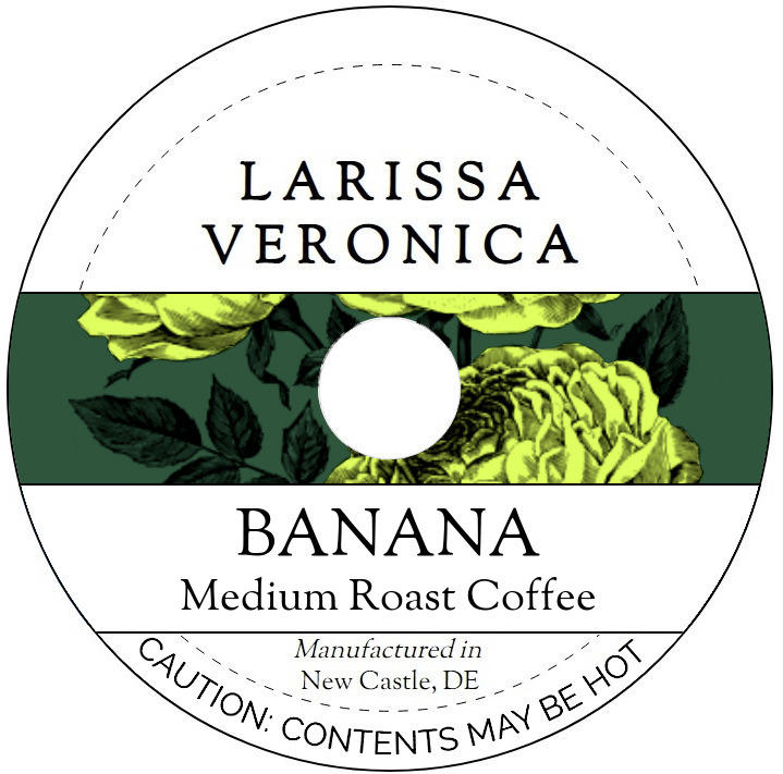 Banana Medium Roast Coffee <BR>(Single Serve K-Cup Pods)