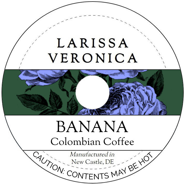 Banana Colombian Coffee <BR>(Single Serve K-Cup Pods)