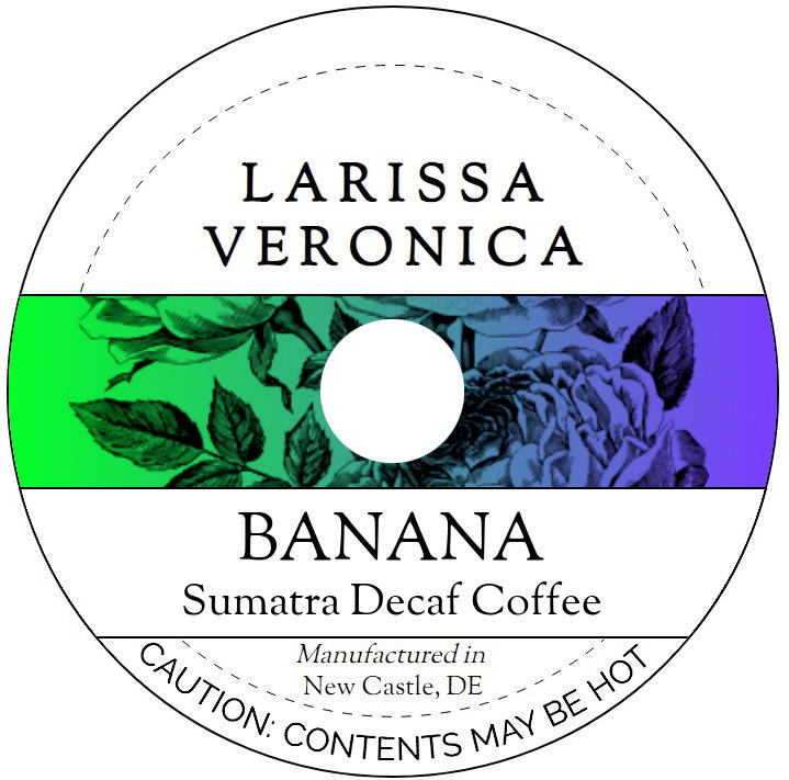 Banana Sumatra Decaf Coffee <BR>(Single Serve K-Cup Pods)