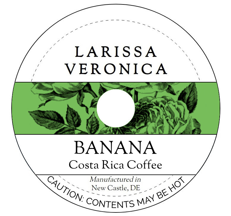 Banana Costa Rica Coffee <BR>(Single Serve K-Cup Pods)