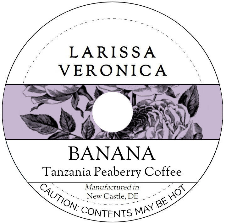 Banana Tanzania Peaberry Coffee <BR>(Single Serve K-Cup Pods)