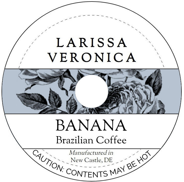 Banana Brazilian Coffee <BR>(Single Serve K-Cup Pods)