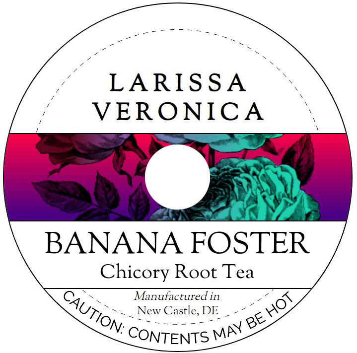 Banana Foster Chicory Root Tea <BR>(Single Serve K-Cup Pods)