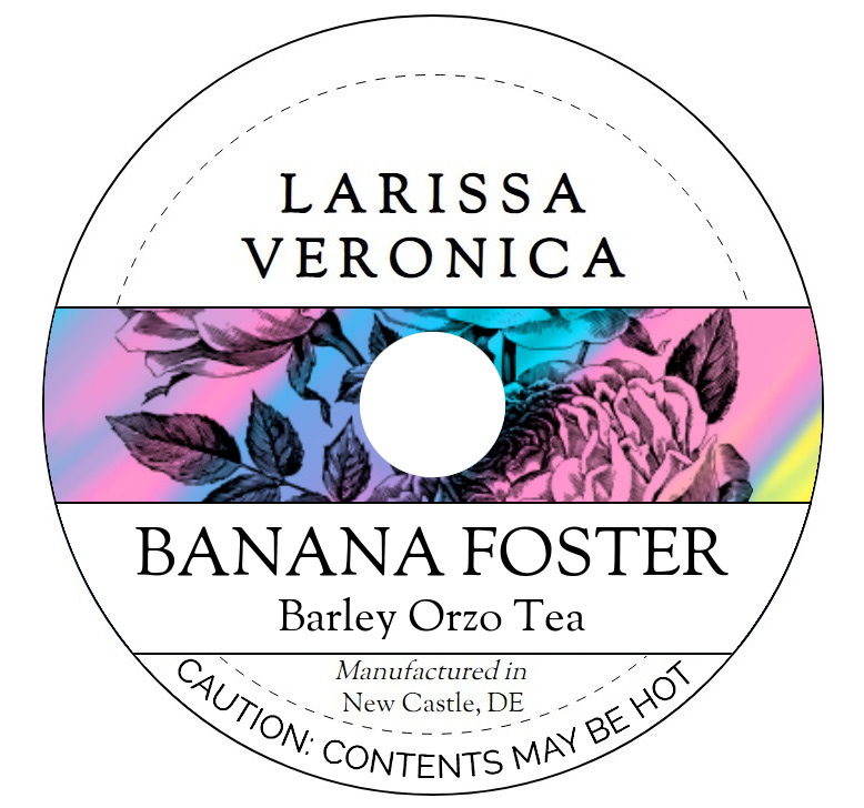 Banana Foster Barley Orzo Tea <BR>(Single Serve K-Cup Pods)
