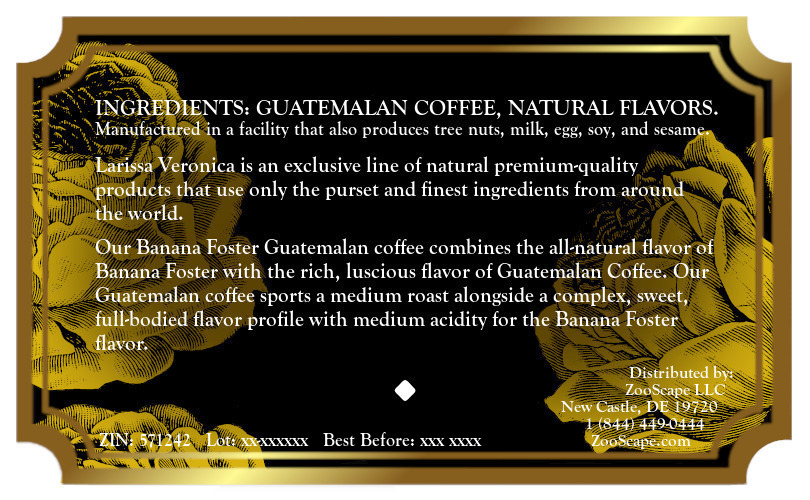 Banana Foster Guatemalan Coffee <BR>(Single Serve K-Cup Pods)