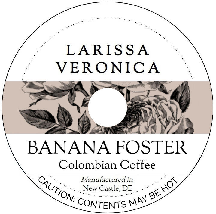 Banana Foster Colombian Coffee <BR>(Single Serve K-Cup Pods)