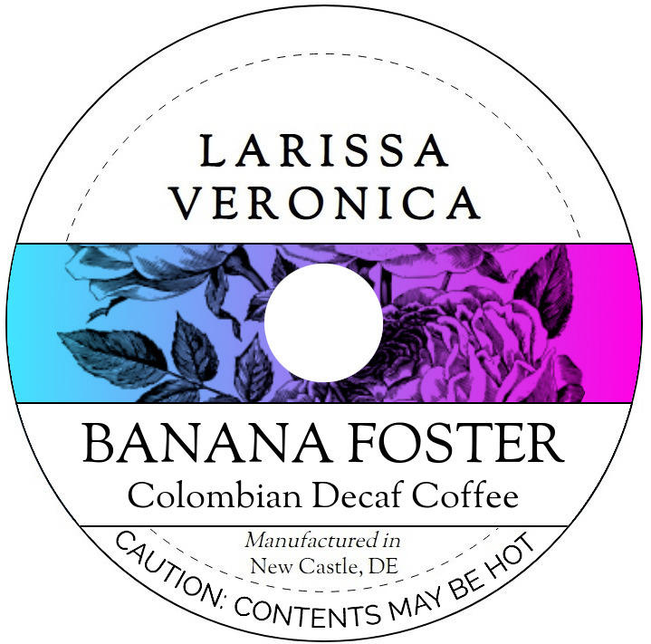 Banana Foster Colombian Decaf Coffee <BR>(Single Serve K-Cup Pods)