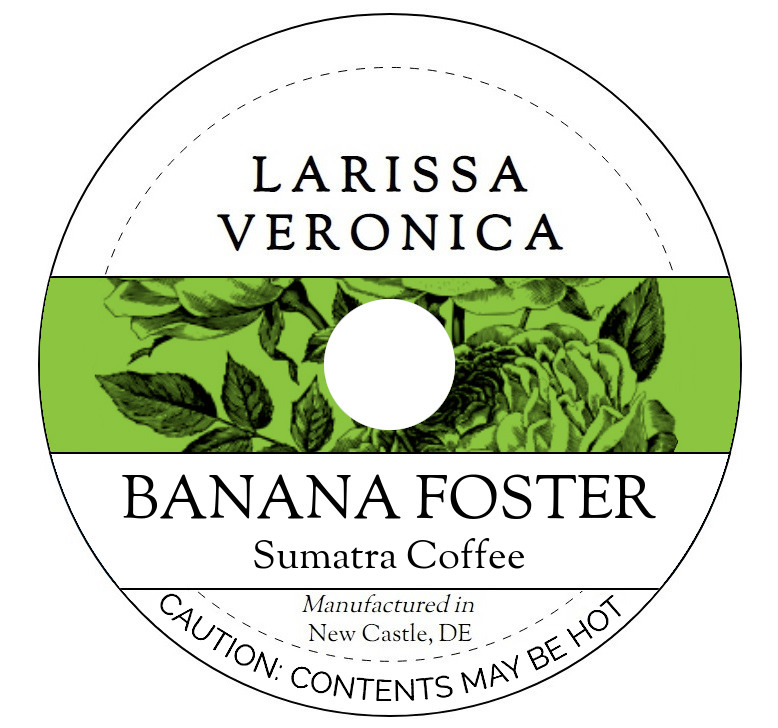 Banana Foster Sumatra Coffee <BR>(Single Serve K-Cup Pods)
