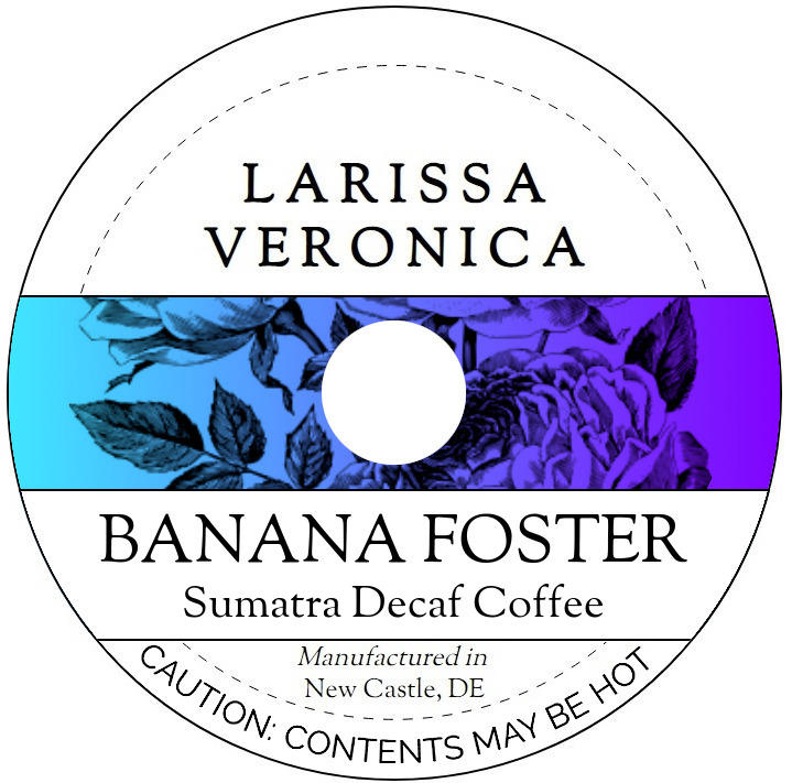 Banana Foster Sumatra Decaf Coffee <BR>(Single Serve K-Cup Pods)