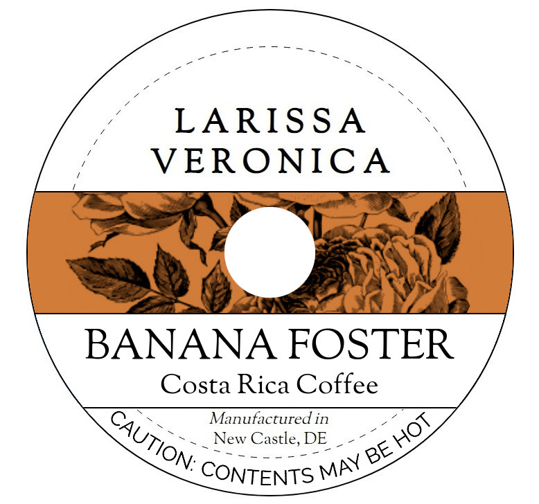 Banana Foster Costa Rica Coffee <BR>(Single Serve K-Cup Pods)