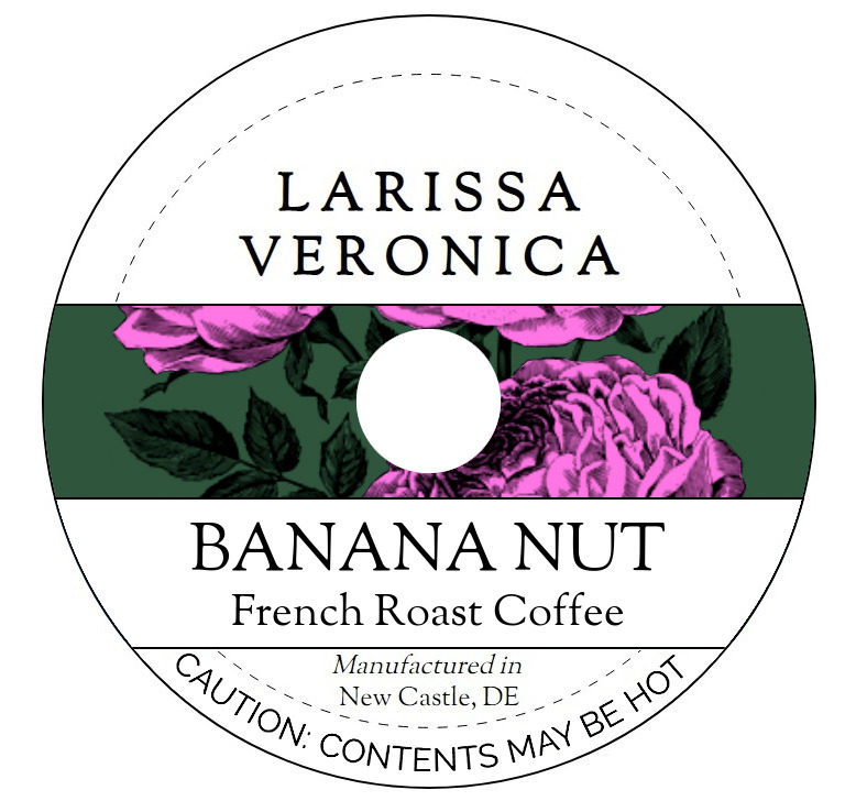 Banana Nut French Roast Coffee <BR>(Single Serve K-Cup Pods)