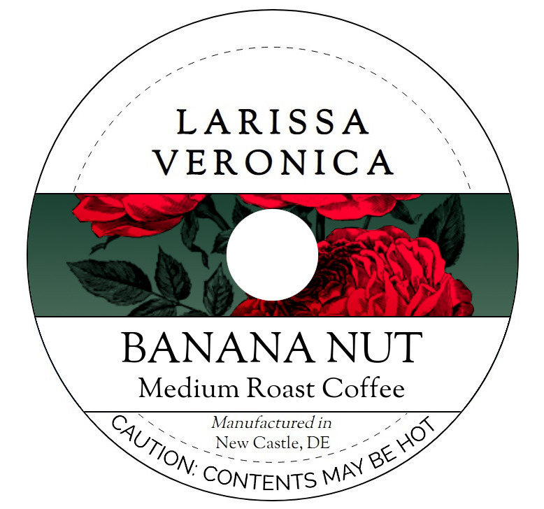 Banana Nut Medium Roast Coffee <BR>(Single Serve K-Cup Pods)