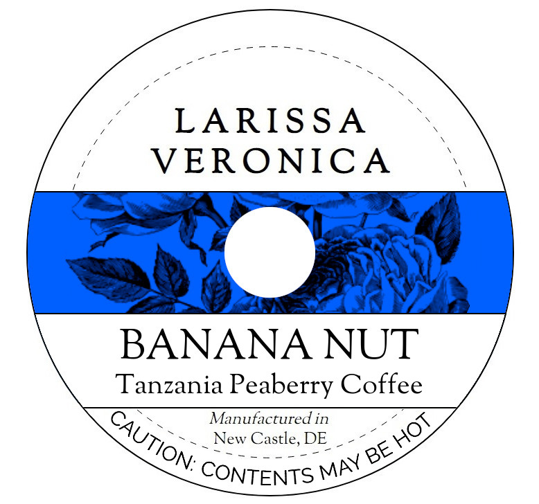 Banana Nut Tanzania Peaberry Coffee <BR>(Single Serve K-Cup Pods)