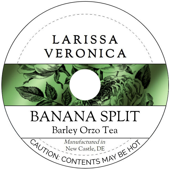 Banana Split Barley Orzo Tea <BR>(Single Serve K-Cup Pods)