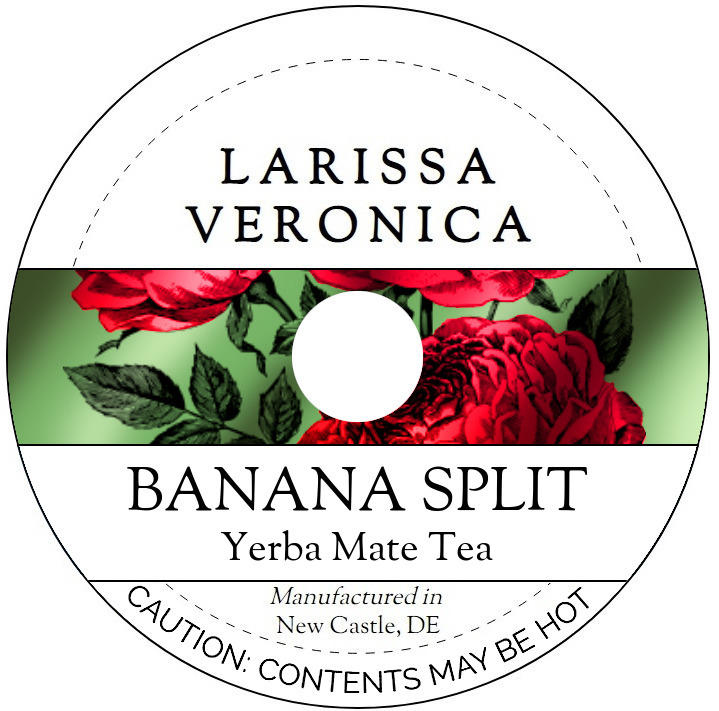 Banana Split Yerba Mate Tea <BR>(Single Serve K-Cup Pods)