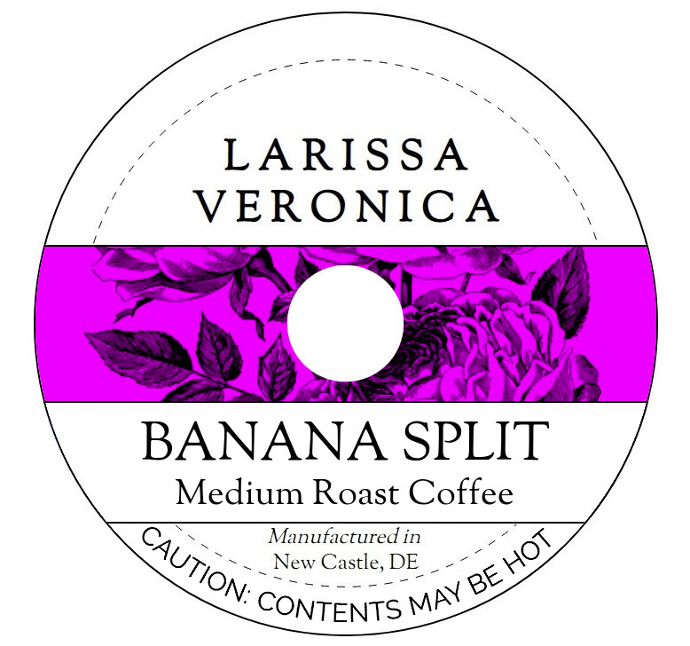 Banana Split Medium Roast Coffee <BR>(Single Serve K-Cup Pods)
