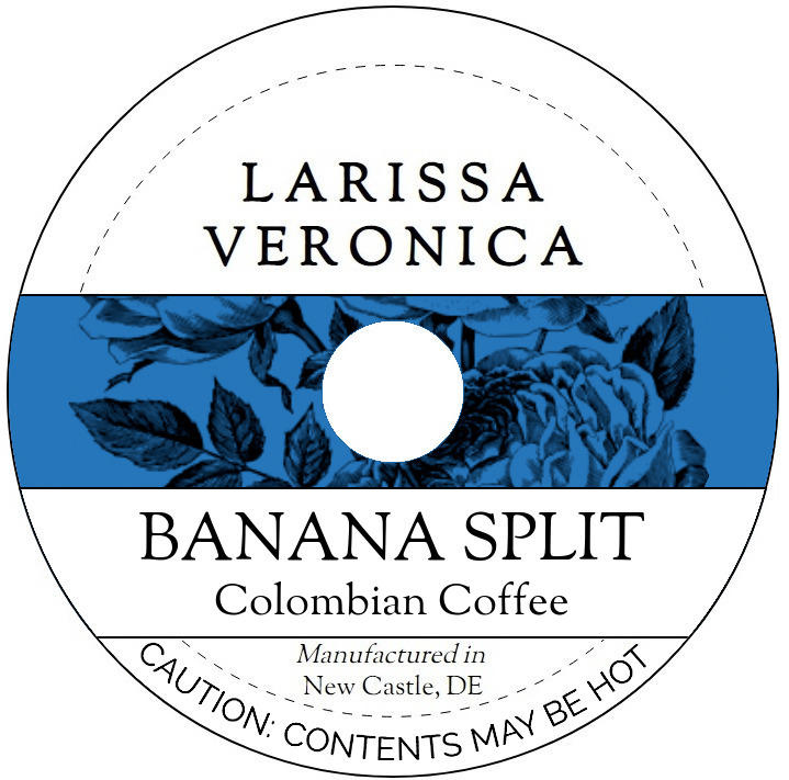 Banana Split Colombian Coffee <BR>(Single Serve K-Cup Pods)