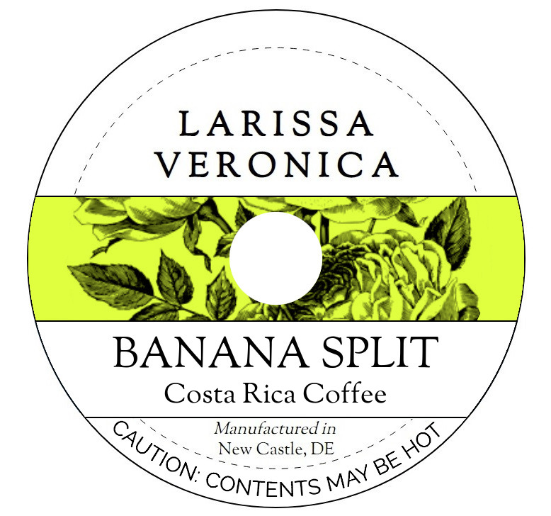 Banana Split Costa Rica Coffee <BR>(Single Serve K-Cup Pods)
