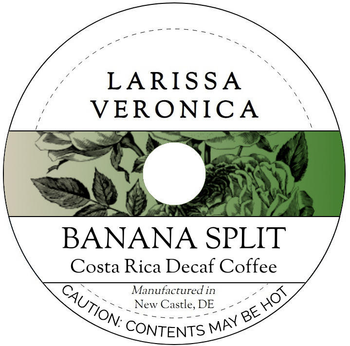 Banana Split Costa Rica Decaf Coffee <BR>(Single Serve K-Cup Pods)