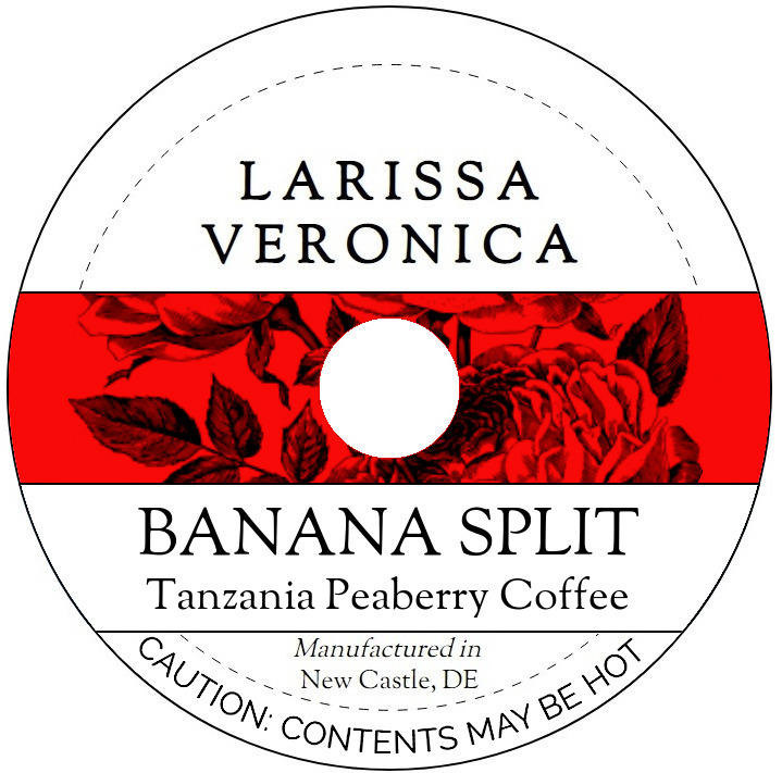 Banana Split Tanzania Peaberry Coffee <BR>(Single Serve K-Cup Pods)