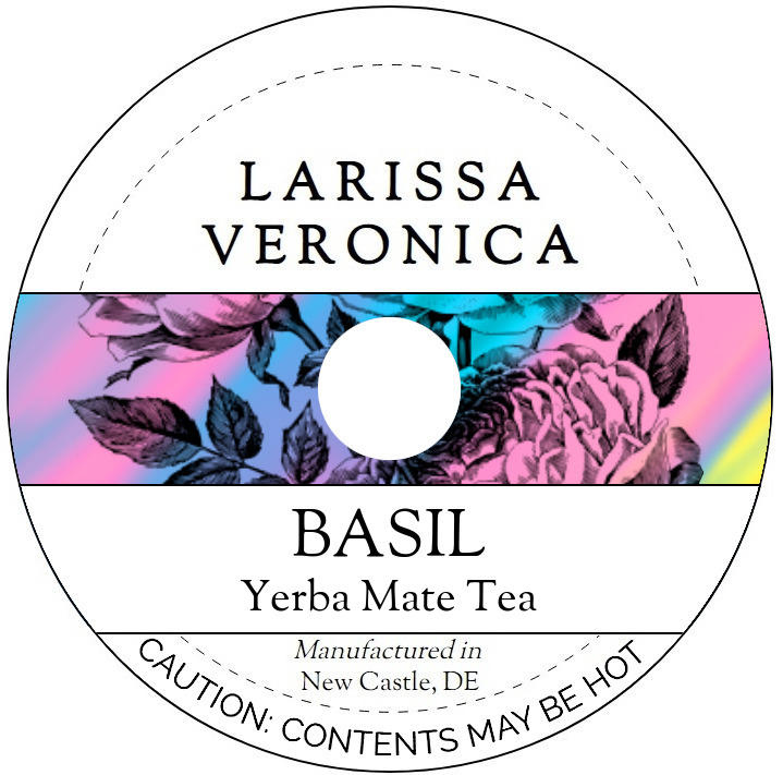 Basil Yerba Mate Tea <BR>(Single Serve K-Cup Pods)