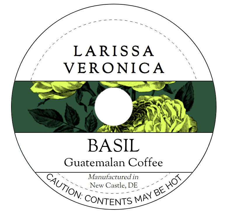 Basil Guatemalan Coffee <BR>(Single Serve K-Cup Pods)
