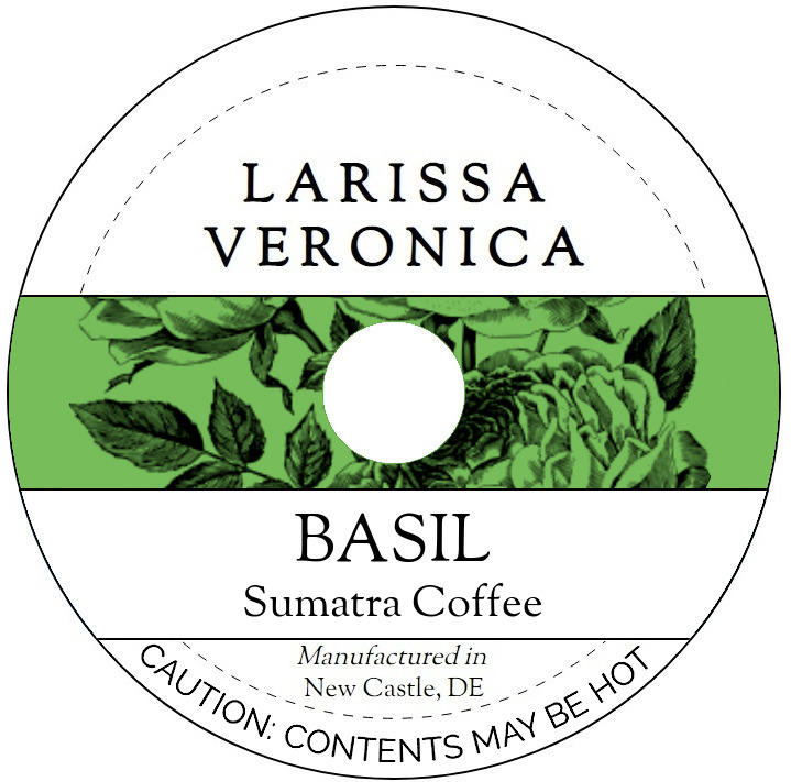 Basil Sumatra Coffee <BR>(Single Serve K-Cup Pods)