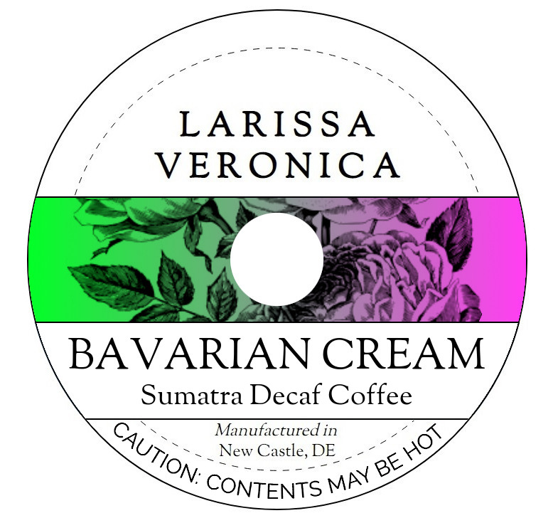 Bavarian Cream Sumatra Decaf Coffee <BR>(Single Serve K-Cup Pods)