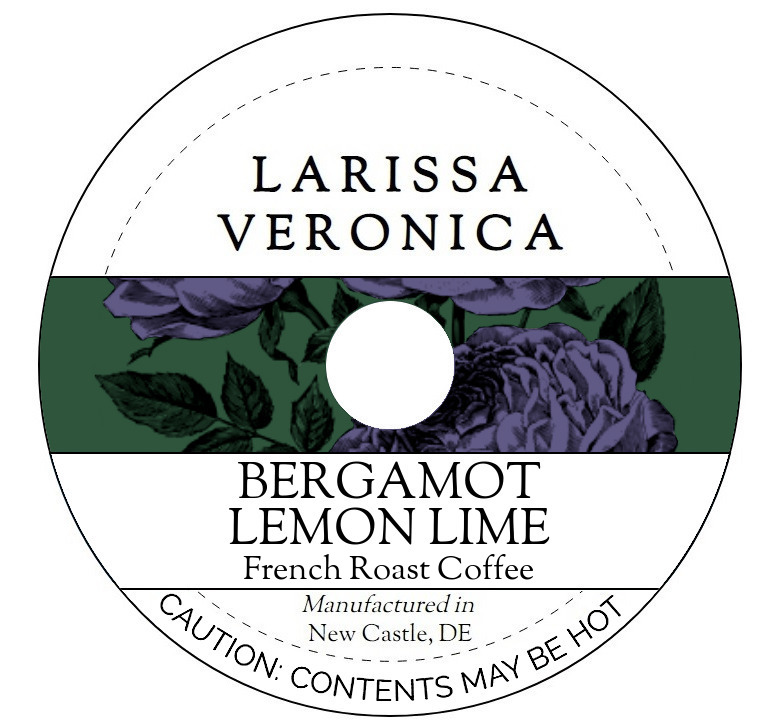 Bergamot Lemon Lime French Roast Coffee <BR>(Single Serve K-Cup Pods)