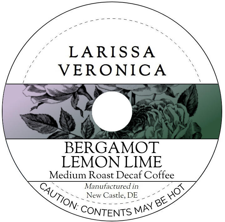 Bergamot Lemon Lime Medium Roast Decaf Coffee <BR>(Single Serve K-Cup Pods)