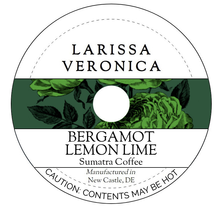 Bergamot Lemon Lime Sumatra Coffee <BR>(Single Serve K-Cup Pods)