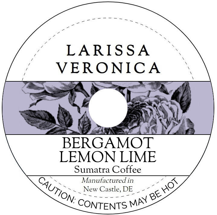 Bergamot Lemon Lime Sumatra Coffee <BR>(Single Serve K-Cup Pods)