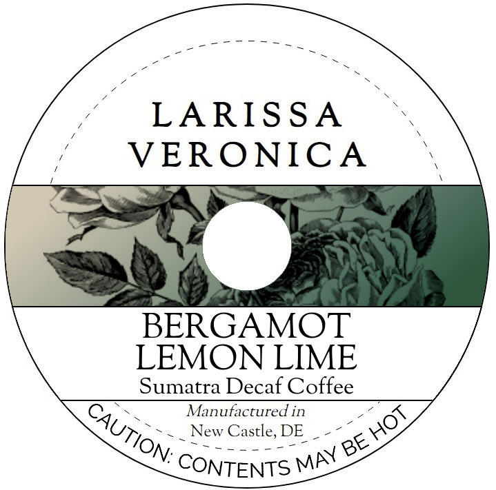 Bergamot Lemon Lime Sumatra Decaf Coffee <BR>(Single Serve K-Cup Pods)