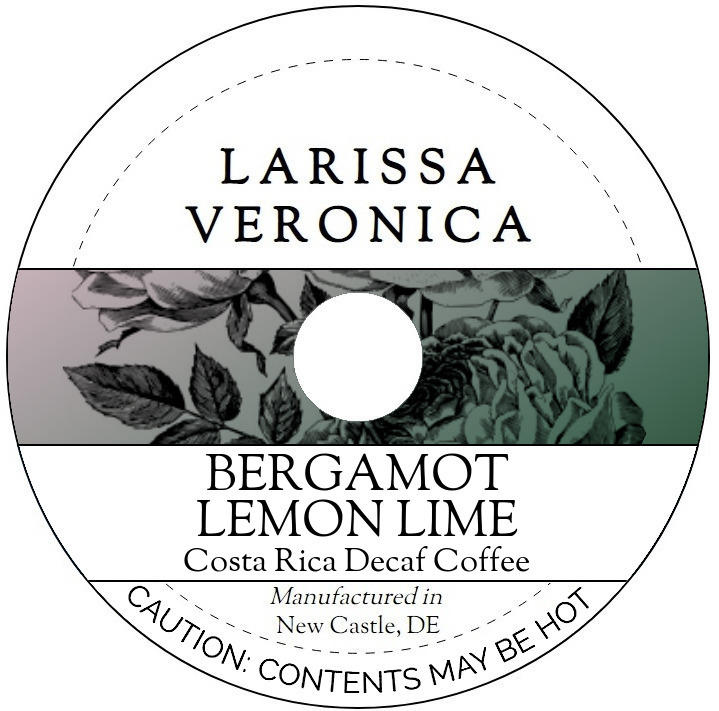 Bergamot Lemon Lime Costa Rica Decaf Coffee <BR>(Single Serve K-Cup Pods)