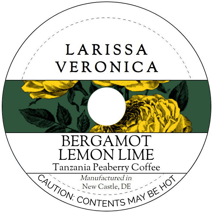 Bergamot Lemon Lime Tanzania Peaberry Coffee <BR>(Single Serve K-Cup Pods)