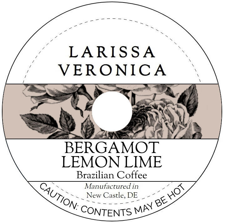 Bergamot Lemon Lime Brazilian Coffee <BR>(Single Serve K-Cup Pods)