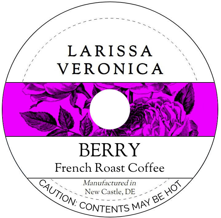 Berry French Roast Coffee <BR>(Single Serve K-Cup Pods)