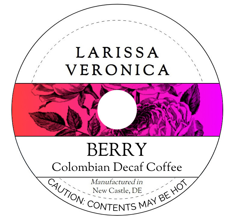Berry Colombian Decaf Coffee <BR>(Single Serve K-Cup Pods)