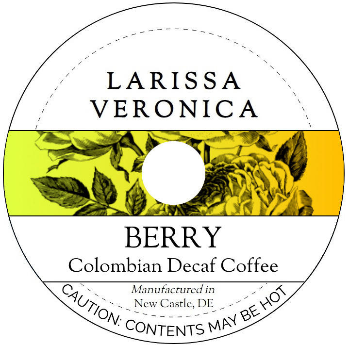 Berry Colombian Decaf Coffee <BR>(Single Serve K-Cup Pods)