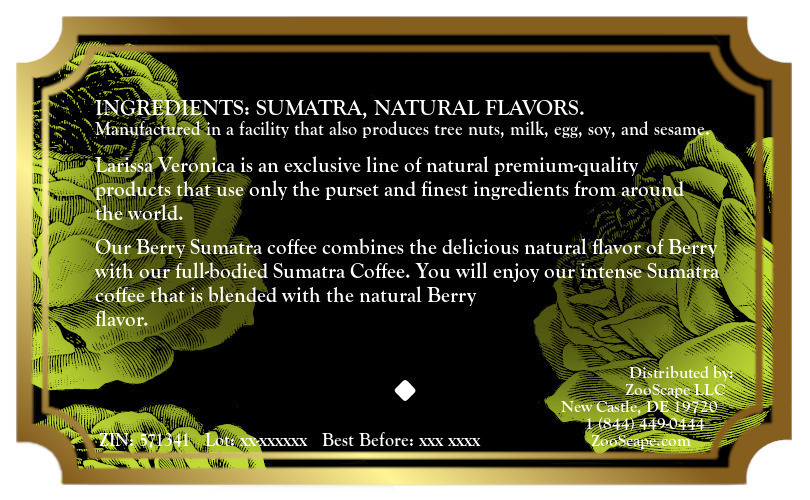 Berry Sumatra Coffee <BR>(Single Serve K-Cup Pods)