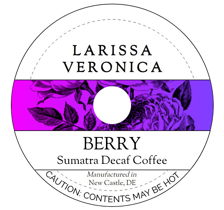 Berry Sumatra Decaf Coffee <BR>(Single Serve K-Cup Pods)